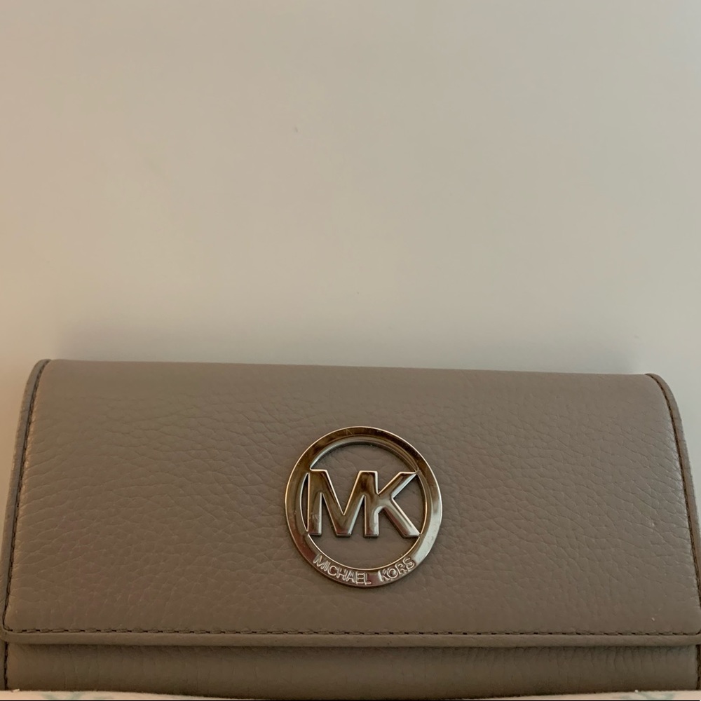 Gray Michael Kors Wallet